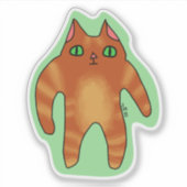 Weird Cat Sticker (Voorkant)