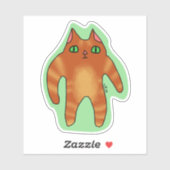 Weird Cat Sticker (Vel)
