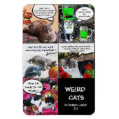 WEIRD CAT-VOORRADEN MAGNEET (Verticaal)