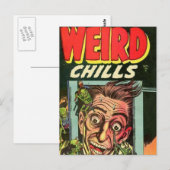Weird Chills Comic book Briefkaart (Voorkant / Achterkant)
