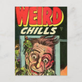 Weird Chills Comic book Briefkaart (Voorkant)