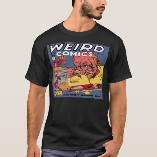 Weird Comics Classic Comic Book Hoesje T-Shirt (Voorkant)