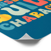 Weird Counselors Build Character Trendy Funny Quot Poster (Hoek)