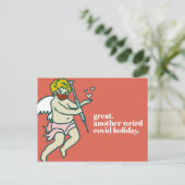 Weird Covid Holiday Funny Valentijnsdag Briefkaart (Staand voorkant)