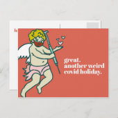 Weird Covid Holiday Funny Valentijnsdag Briefkaart (Voorkant / Achterkant)