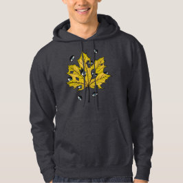 Weird Creepy Halloween Botanische Kunst Hoodie