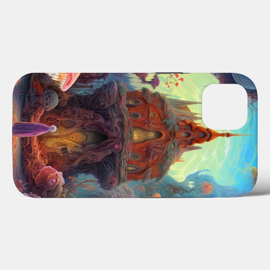 Weird Creepy House Surreal Art Case-Mate iPhone Case (Achterkant (horizontaal))