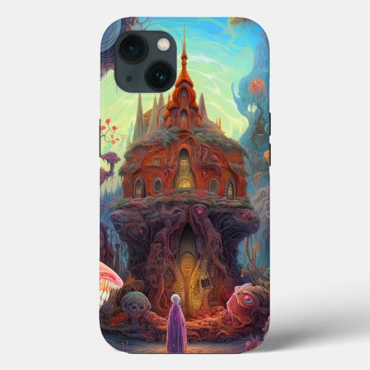 Weird Creepy House Surreal Art Case-Mate iPhone Case (Achterkant)