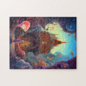 Weird Creepy House Surreal Art Legpuzzel (Horizontaal)