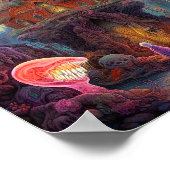 Weird Creepy House Surreal Art Poster (Hoek)