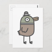 Weird Duck Briefkaart (Voorkant / Achterkant)