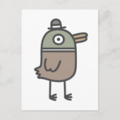 Weird Duck Briefkaart (Voorkant)