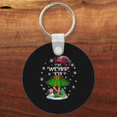 Weird Elf Squad Xmas Women Girls Mom Christmas Fam Sleutelhanger (Voorkant)