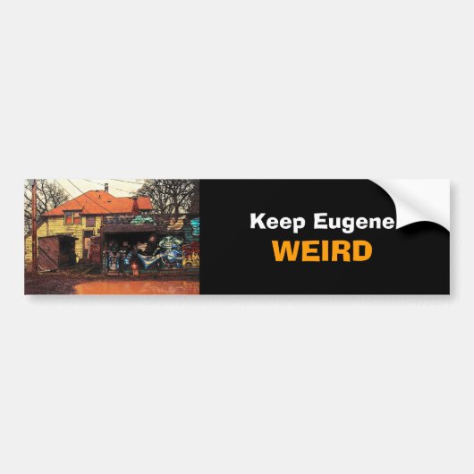 Weird Eugene Bumpersticker (Voorkant)