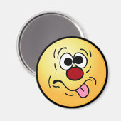Weird Face Grumpey Magneet (Voorkant / Achterkant)
