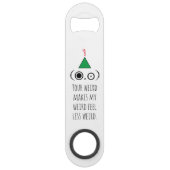 WEIRD-feestdag Speed Flessenopener (Voorkant)