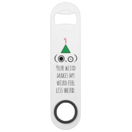 WEIRD-feestdag Speed Flessenopener