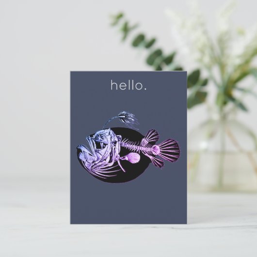 Weird Fish Briefkaart (Staand voorkant)