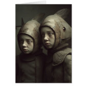 Weird Fish Twins Alle Gelegenheden Wenskaart (Voorkant)