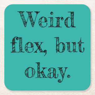 Weird Flex Kartonnen Onderzetters