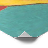 Weird Funny Banana Pear Appel Valentijn Poster (Hoek)