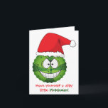 Weird Funny Bizarre Pickle Kerstmis Feestdagen Kaart<br><div class="desc">Een griezelige en vreemde kerstkaart. Een bizarre kaart om naar vrienden en familie te sturen in dit kerstseizoen. Pas het aan als u dit wenst door tekst toe te voegen gebruikend "pas het aan". U kunt de huidige tekst ook wijzigen met de opties "personaliseren".</div>