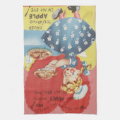 Weird Funny Mince Apple Pie Valentijn Theedoek (Verticaal)