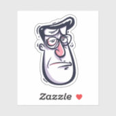 Weird Funny Monster Sticker – Crazy Cartoon Charac (Vel)