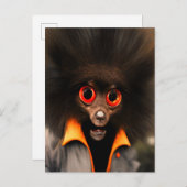 Weird Furry Creature Briefkaart (Voorkant / Achterkant)