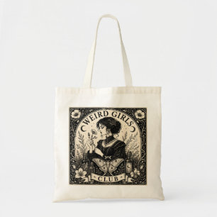 Weird Girls Club Gotische Art Nouveau Boodschappen Tote Bag
