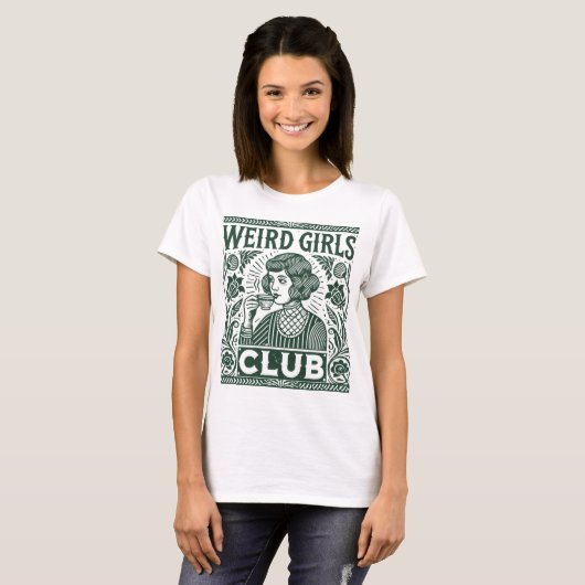 Weird Girls Club T-shirt (Voorkant volledig)