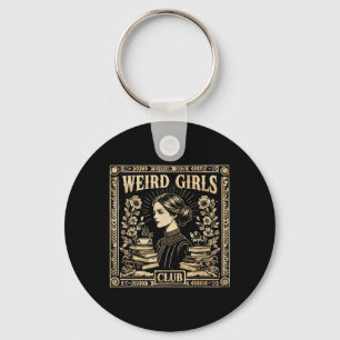 Weird Girls Club Vintage Feministische Gotische Ku Sleutelhanger