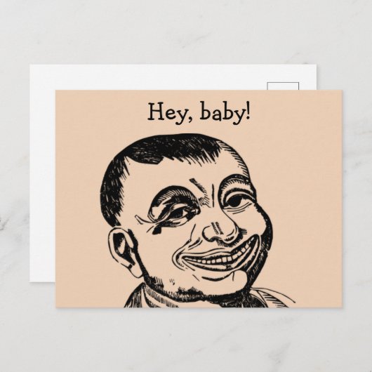 Weird Guy Briefkaart (Voorkant / Achterkant)