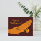 Weird Halloween Bat Briefkaart (Staand voorkant)