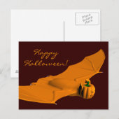 Weird Halloween Bat Briefkaart (Voorkant / Achterkant)