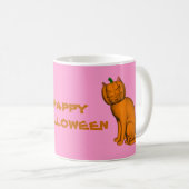 Weird Halloween Cat Koffiemok (Voorkant rechts)
