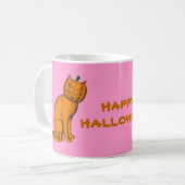 Weird Halloween Cat Koffiemok (Voorkant links)
