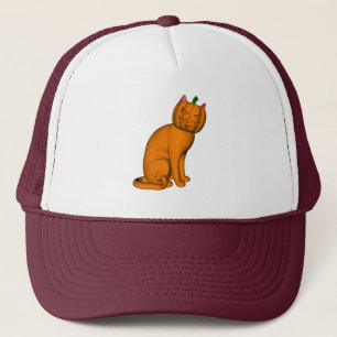 Weird Halloween Cat Trucker Pet