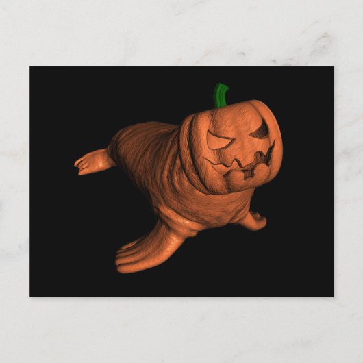 Weird Halloween Walrus Briefkaart (Voorkant)