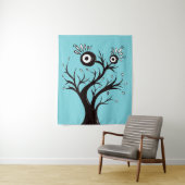 Weird Ink Tekening boommonster Wandkleed (In situ)