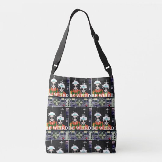 Weird is Good Crossover bag Crossbody Tas (Achterkant)