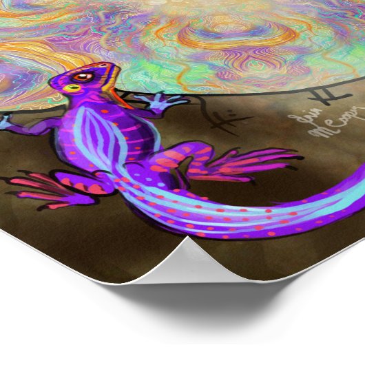 Weird Lizards Poster (Hoek)