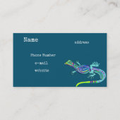 Weird Lizards Visitekaartje (Achterkant)