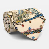 WEIRD MEDIEVAL BESTIAIR MAKEN MUZIEK, konijn, hond Stropdas (Opgerold)