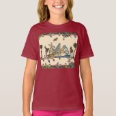 WEIRD MEDIEVAL BESTIAIR MAKEN MUZIEK, konijn, hond T-shirt (Voorkant)