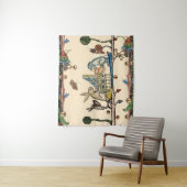 WEIRD MEDIEVAL BESTIAIR MAKEN MUZIEK, konijn, hond Wandkleed (In situ)