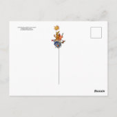 WEIRD MEDIEVAL BESTIARY,ALCHEMIST,RED DRAGON,Blue Briefkaart (Achterkant)