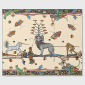 WEIRD MEDIEVAL BESTIARY, APOLIYPTISCH BEAST,UNICOR CADEAUPAPIER (Vlak)
