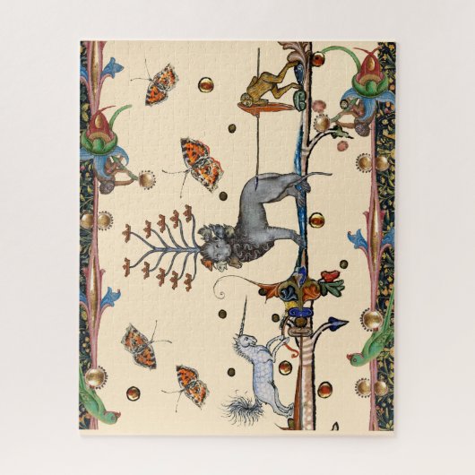 WEIRD MEDIEVAL BESTIARY, APOLIYPTISCH BEAST,UNICOR LEGPUZZEL (Verticaal)