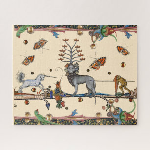 WEIRD MEDIEVAL BESTIARY, APOLIYPTISCH BEAST,UNICOR LEGPUZZEL